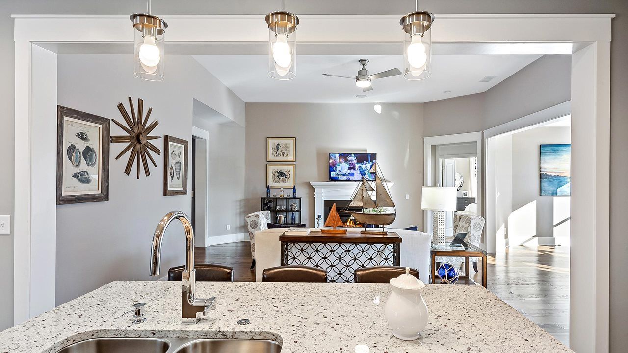 Hickory Model Home | Island Kitchen