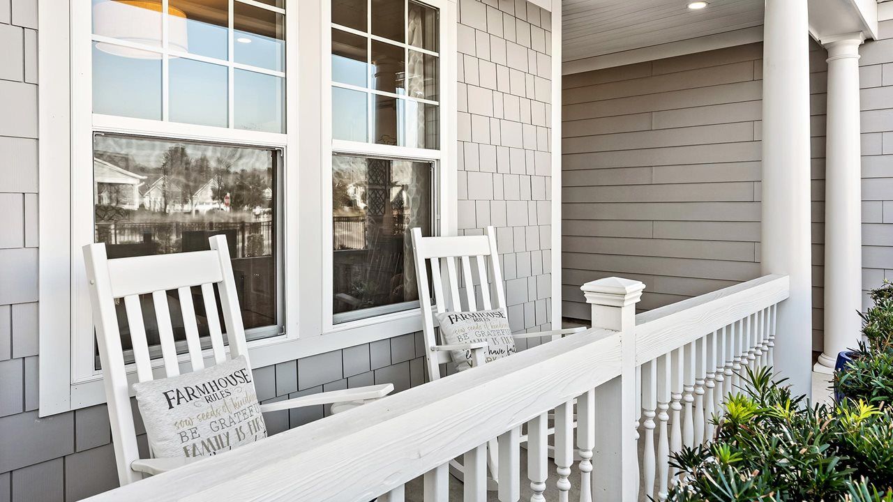 Mulberry Model Home | Covered Entry