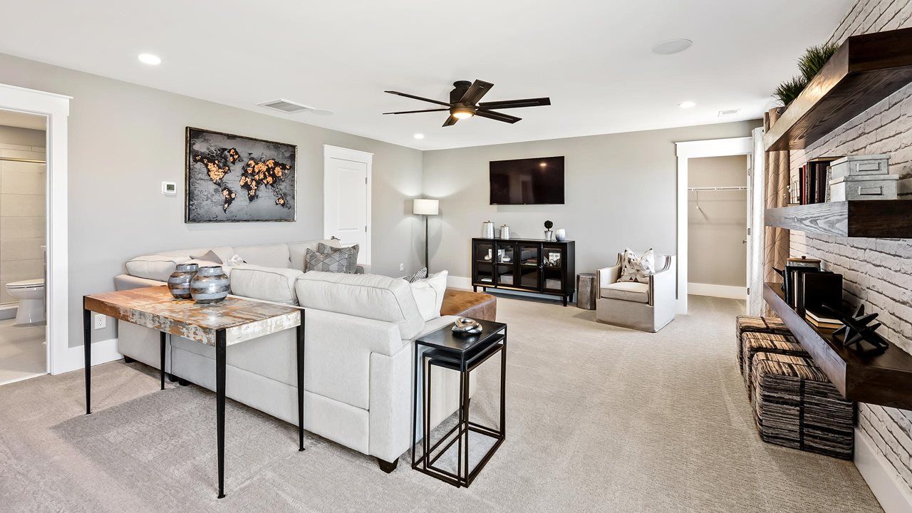 Mulberry Model Home | Finished Bonus Room