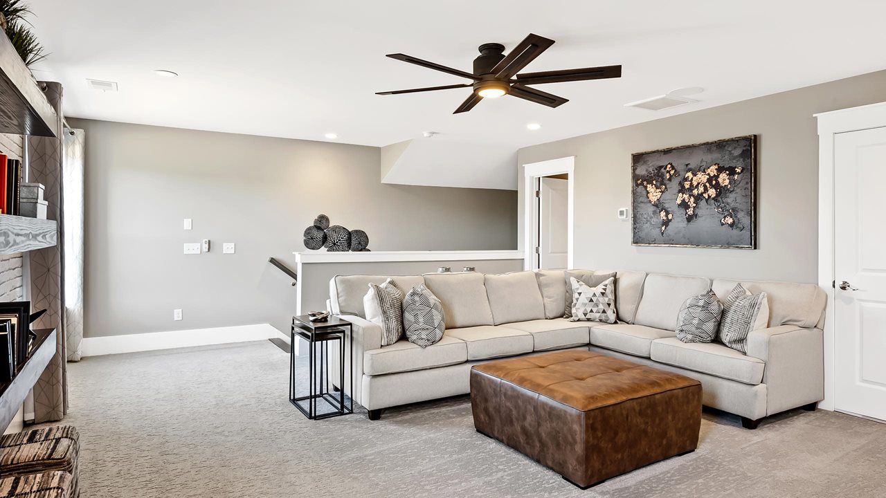 Mulberry Model Home | Finished Bonus Room