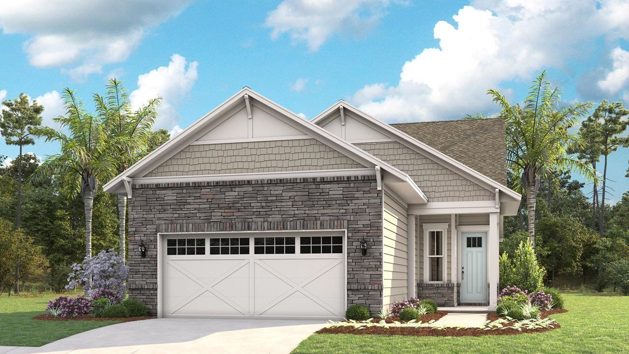 Caroline Model Home | Elevation BS