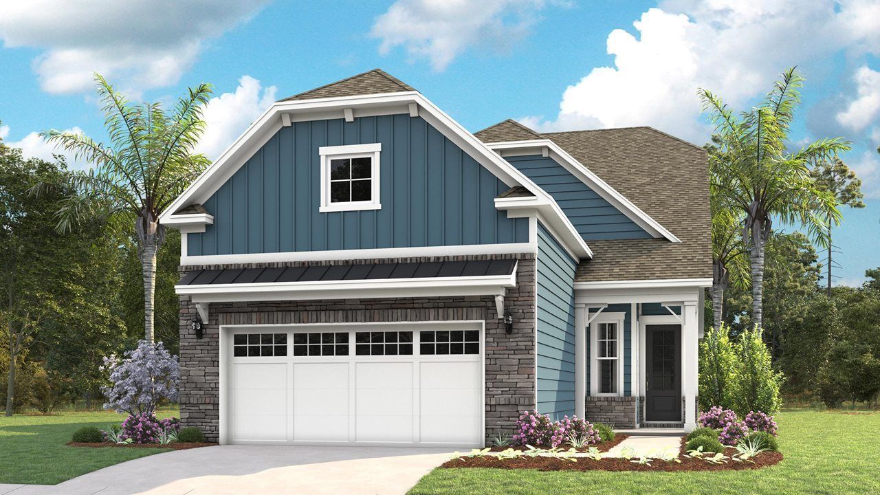 Caroline Model Home | Elevation CS