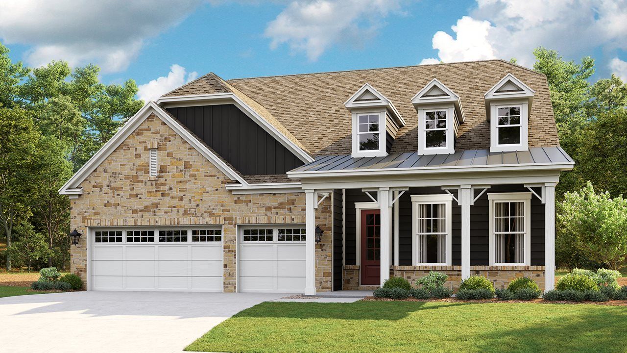 Paige Model Home | Elevation CS- Farmhouse