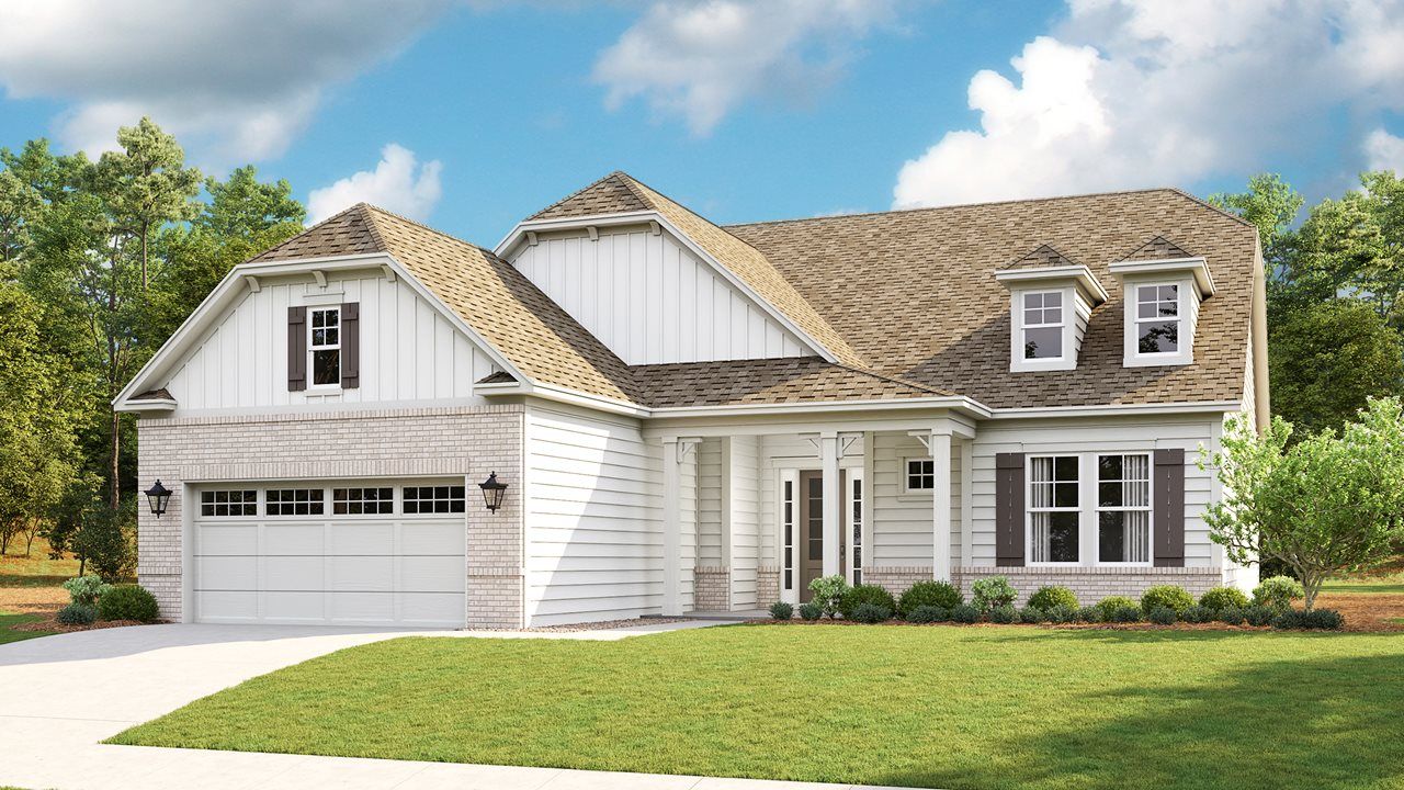 Riley Model | Elevation CB- Farmhouse