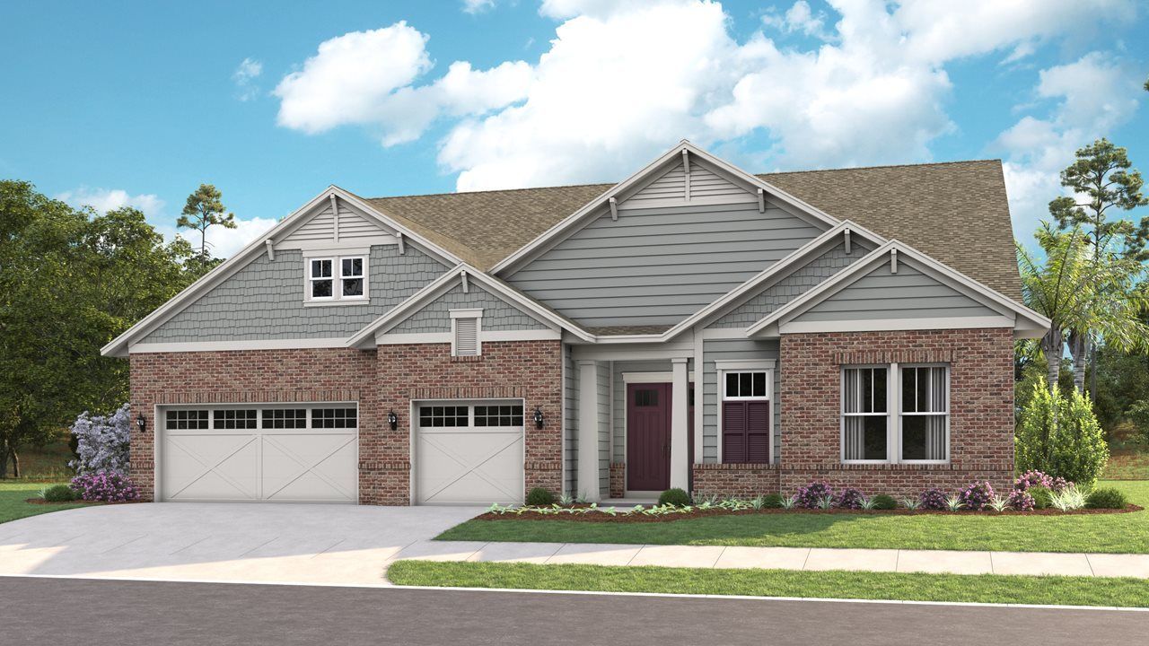 Whitney Model Home | Elevation B Brick