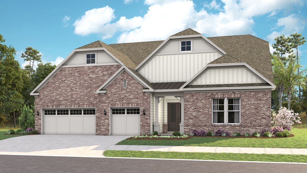 Whitney Model Home | Elevation C Brick