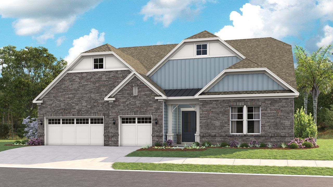 Whitney Model Home | Elevation C Stone