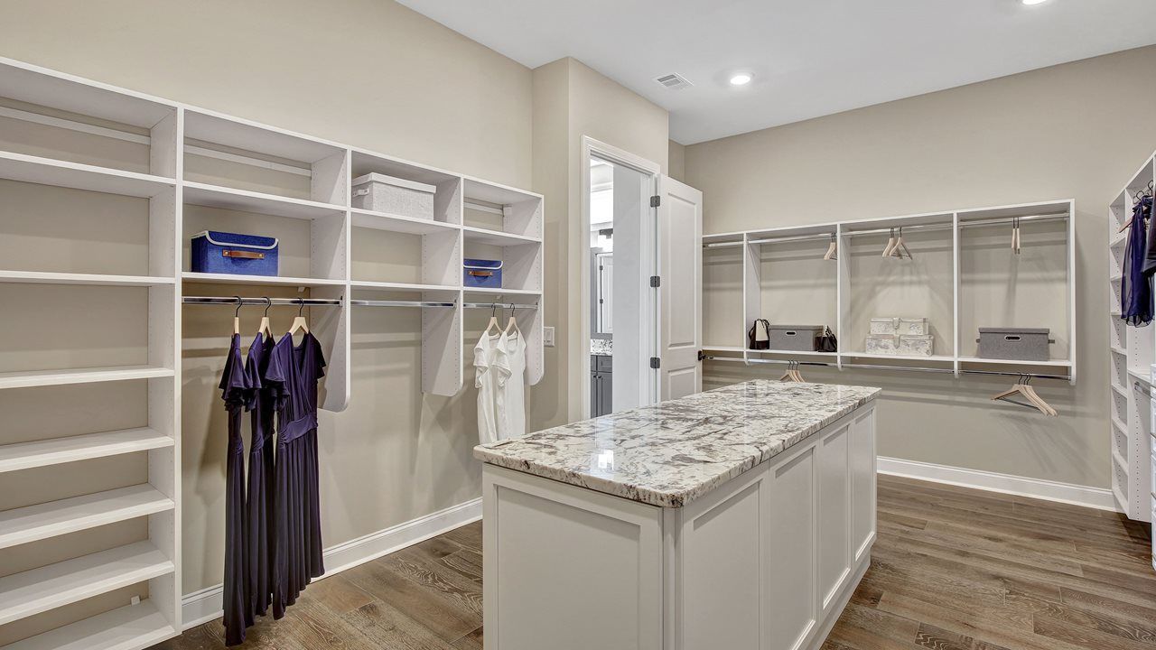 Whitney Model Home | Owner's Walk-In Closet