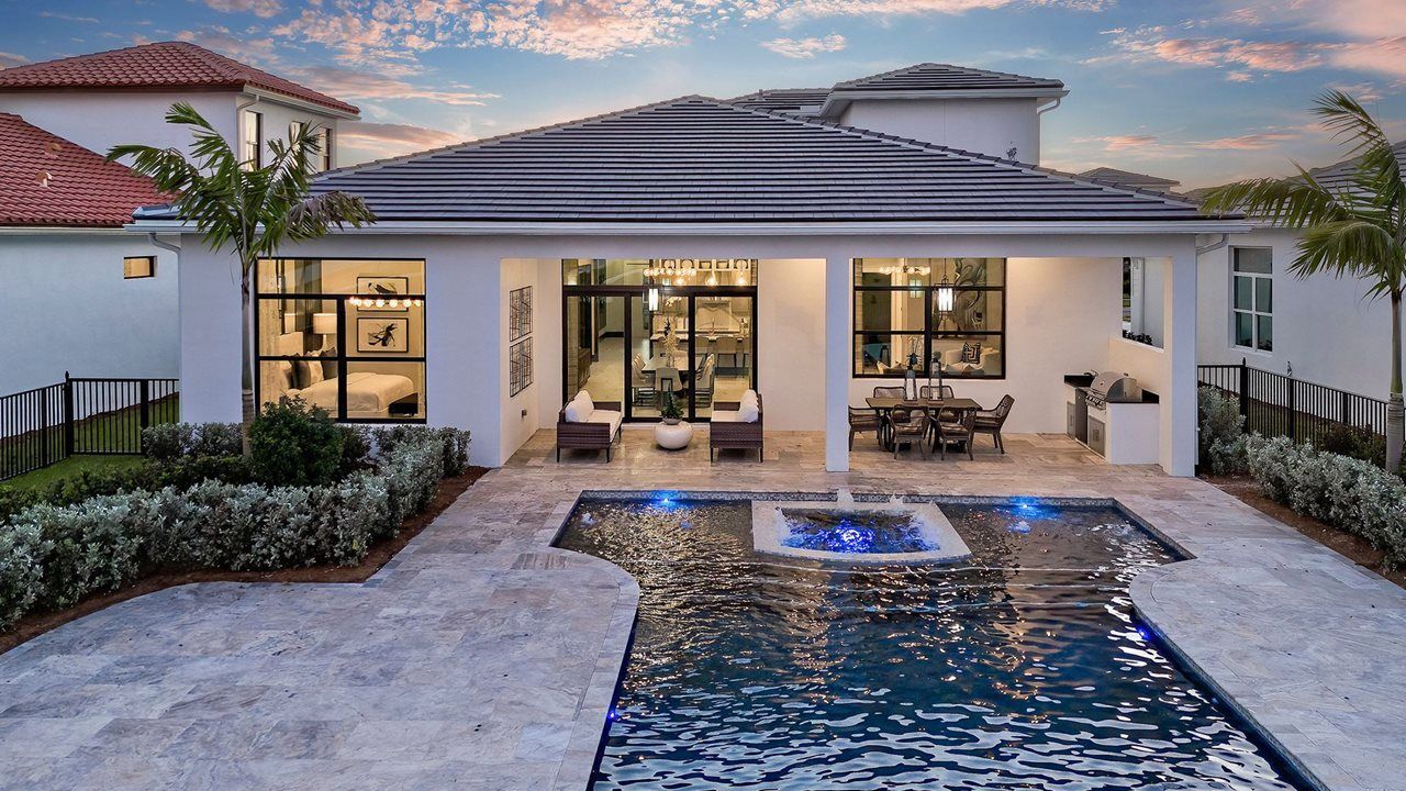 Priscilla Model Home | Rear Exterior