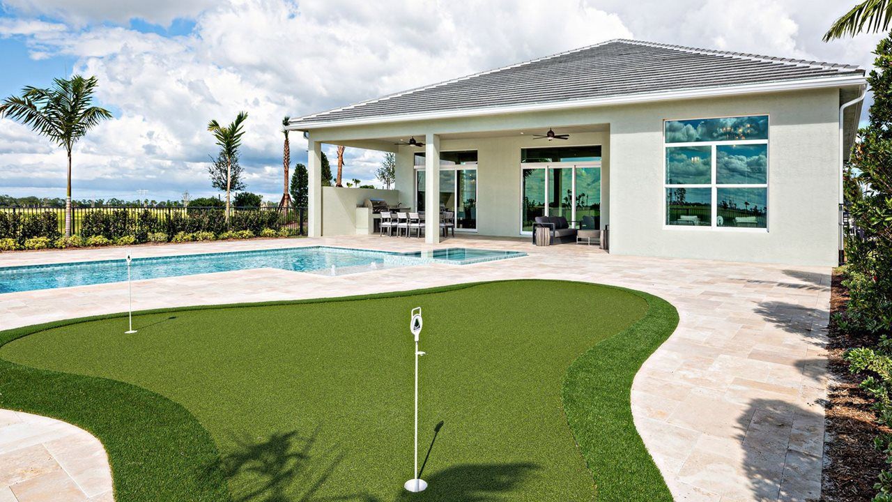 Tori Model Home | Pool and Backyard