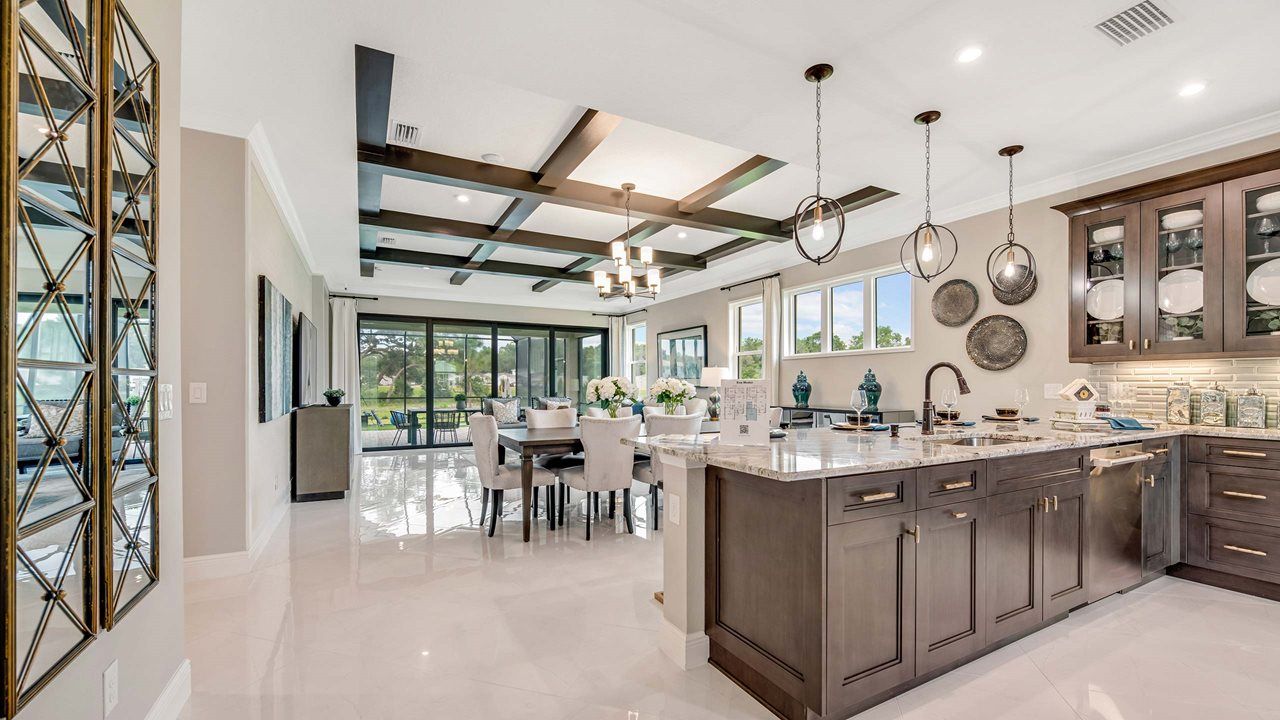 Eva Model | Kitchen into Main Living
