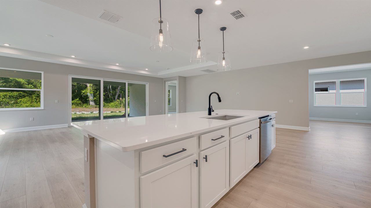 Laura Model | Kitchen into Great Room