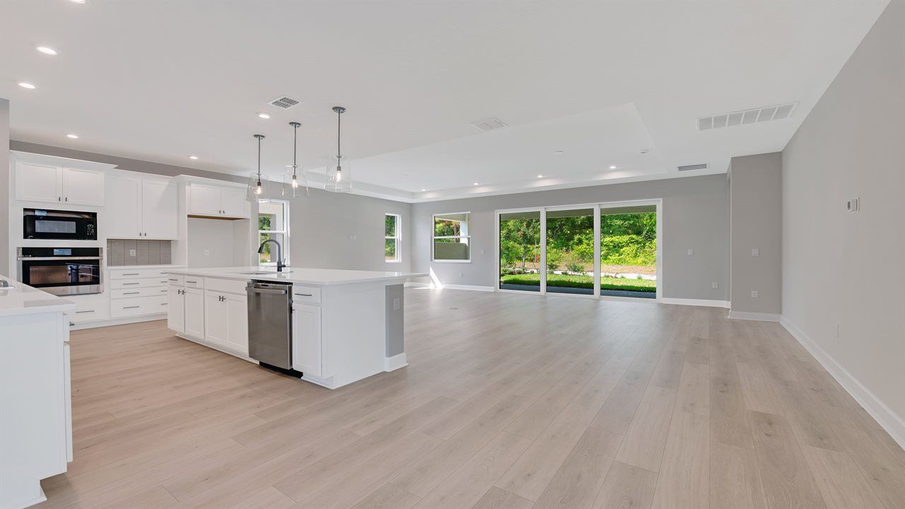 Laura Model | Kitchen into Great Room