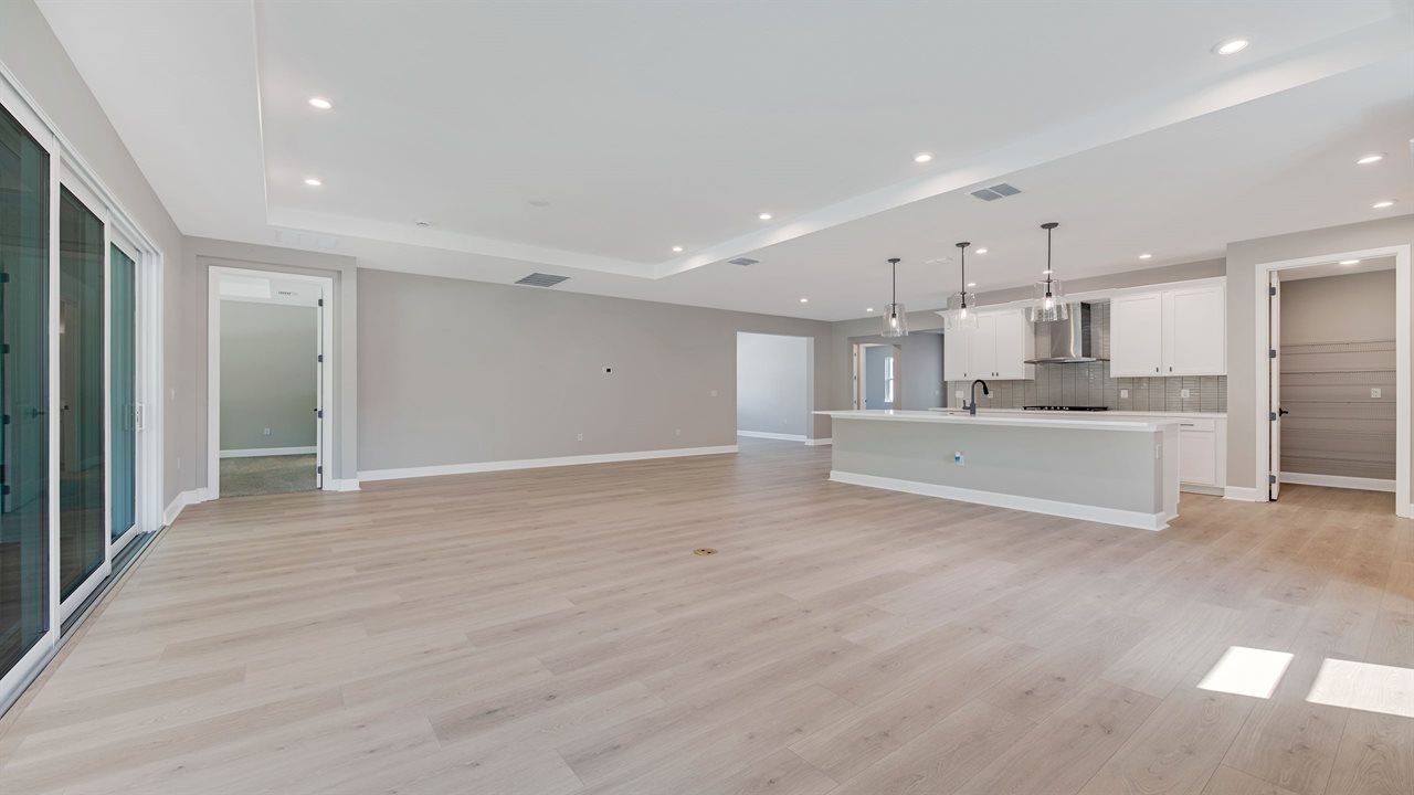 Laura Model | Great Room into Kitchen
