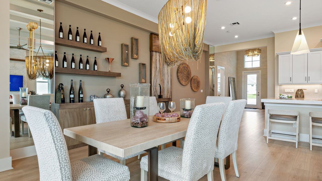 Lila Model Home | Dining to Entry | Photo from sister community