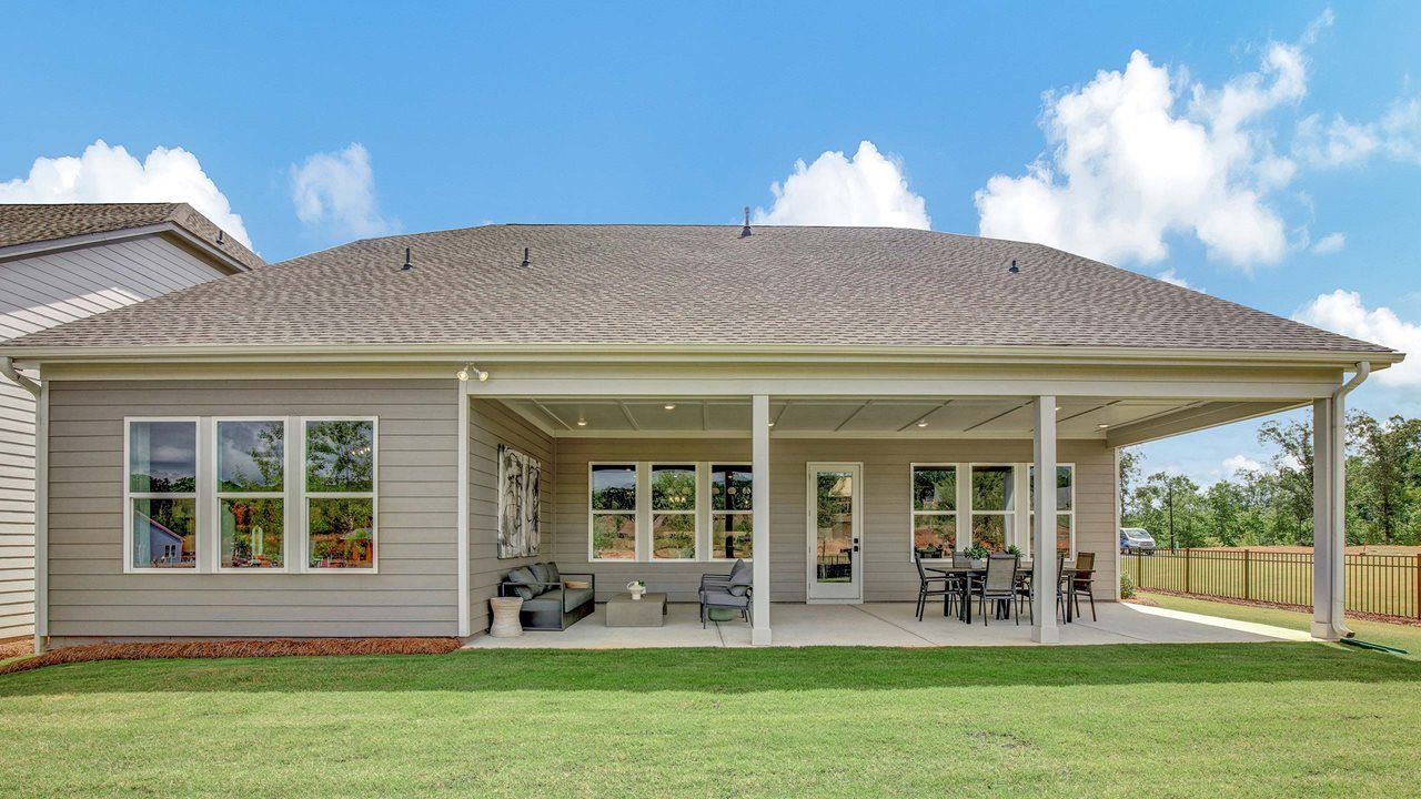 Paige Model Home | Rear Exterior