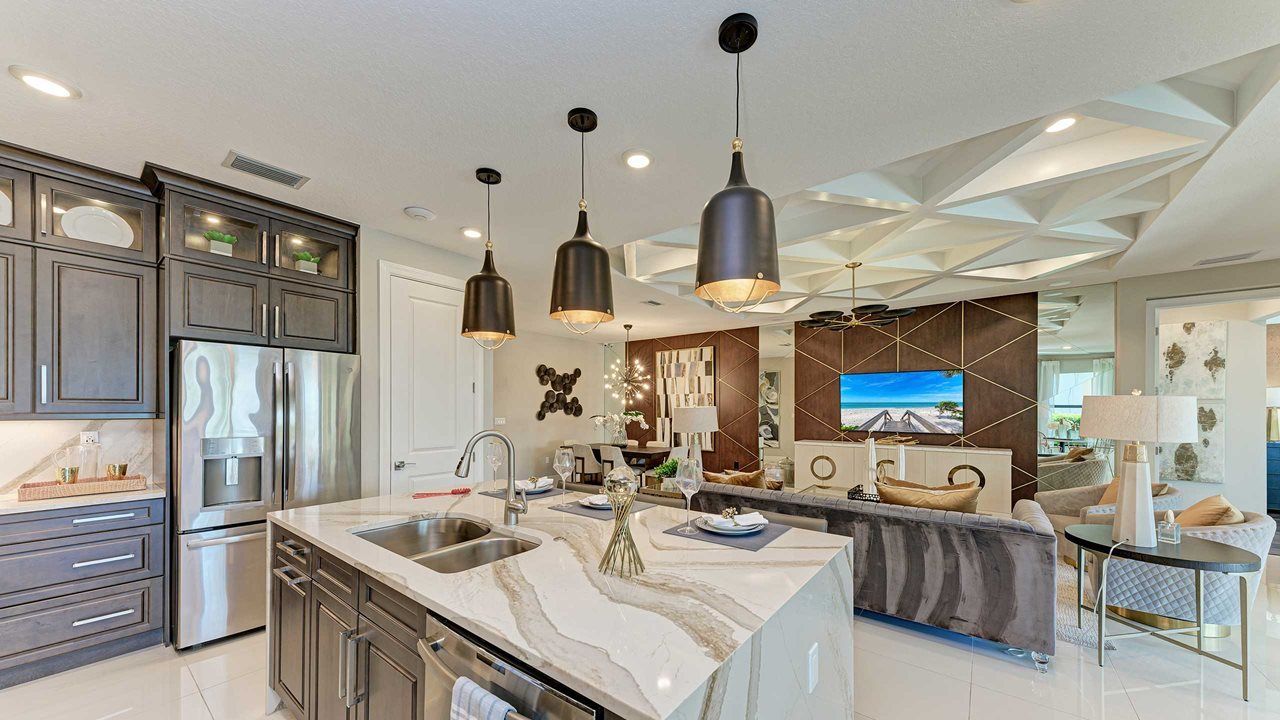 Dania Model Home | Island Kitchen