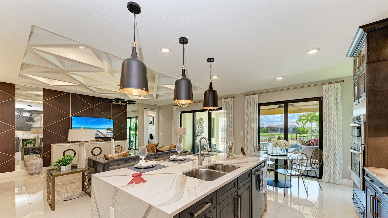 Dania Model Home | Island Kitchen