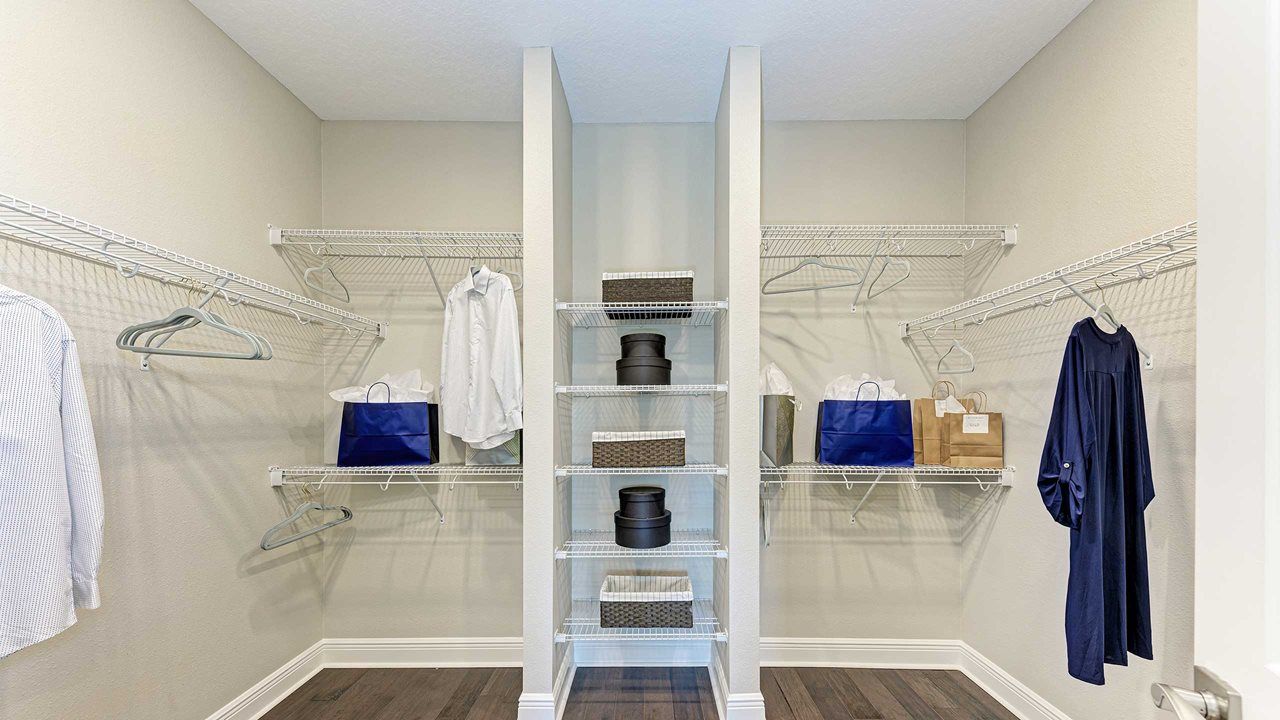 Dania Model Home | Owner's Walk-In Closet