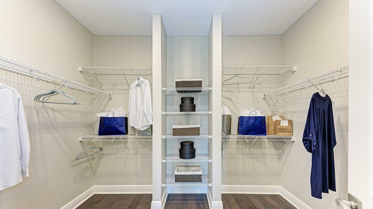 Dania Model Home | Owner's Walk-In Closet