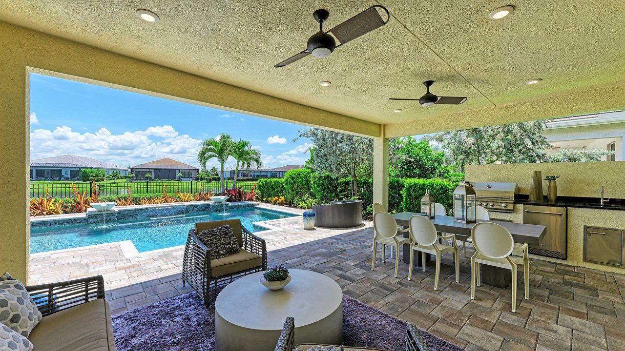 Dania Model Home | Lanai and Pool
