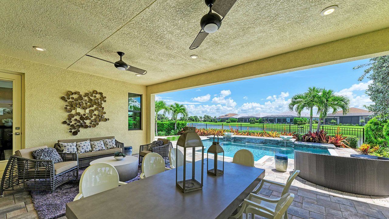 Dania Model Home | Lanai and Pool