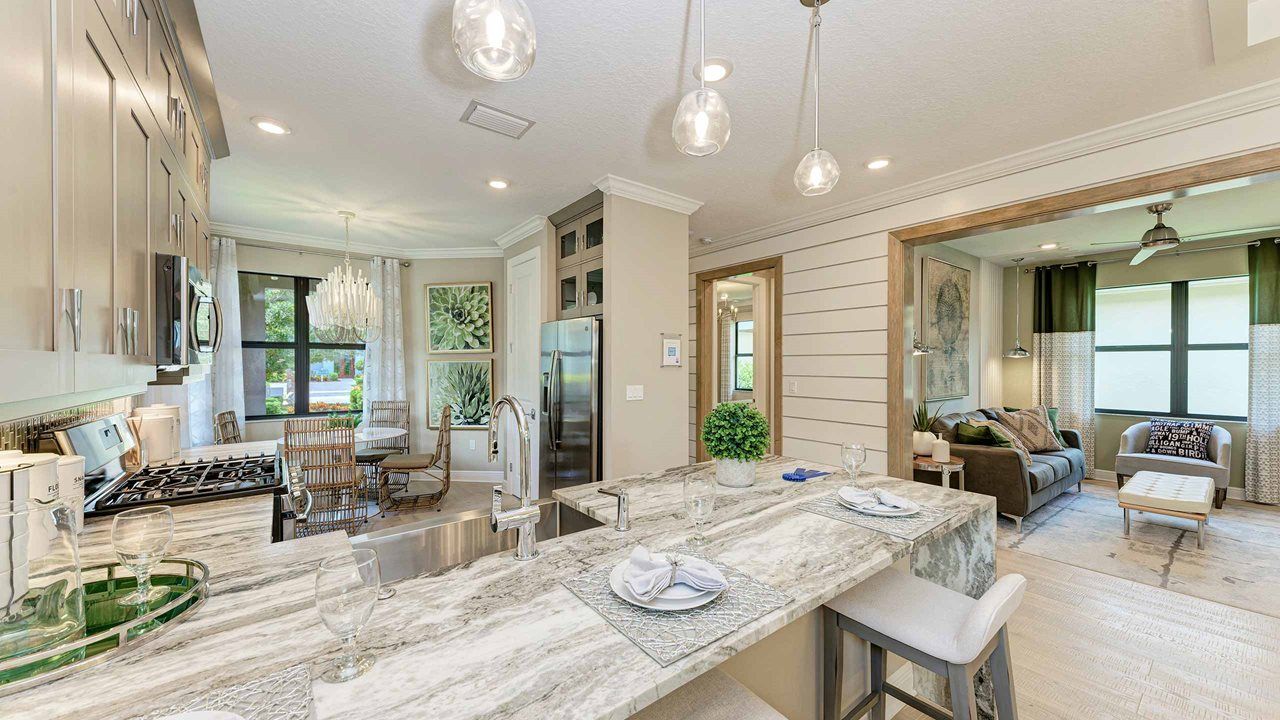Lido Model Home | Island Kitchen