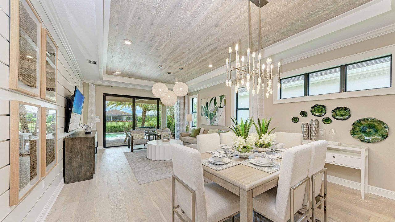 Lido Model Home | Dining into Great Room