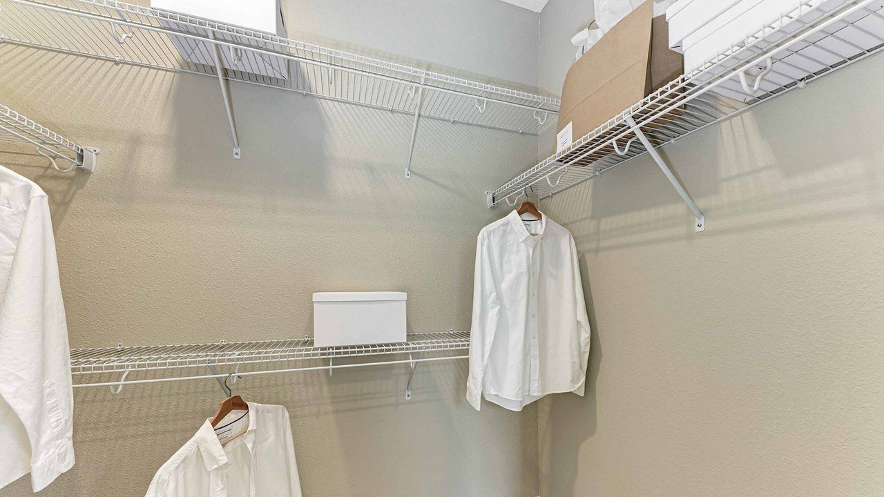 Lido Model Home | Owner's Walk-In Closet