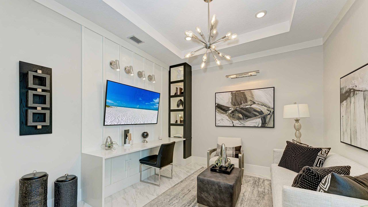 Palm Beach Model Home | Den