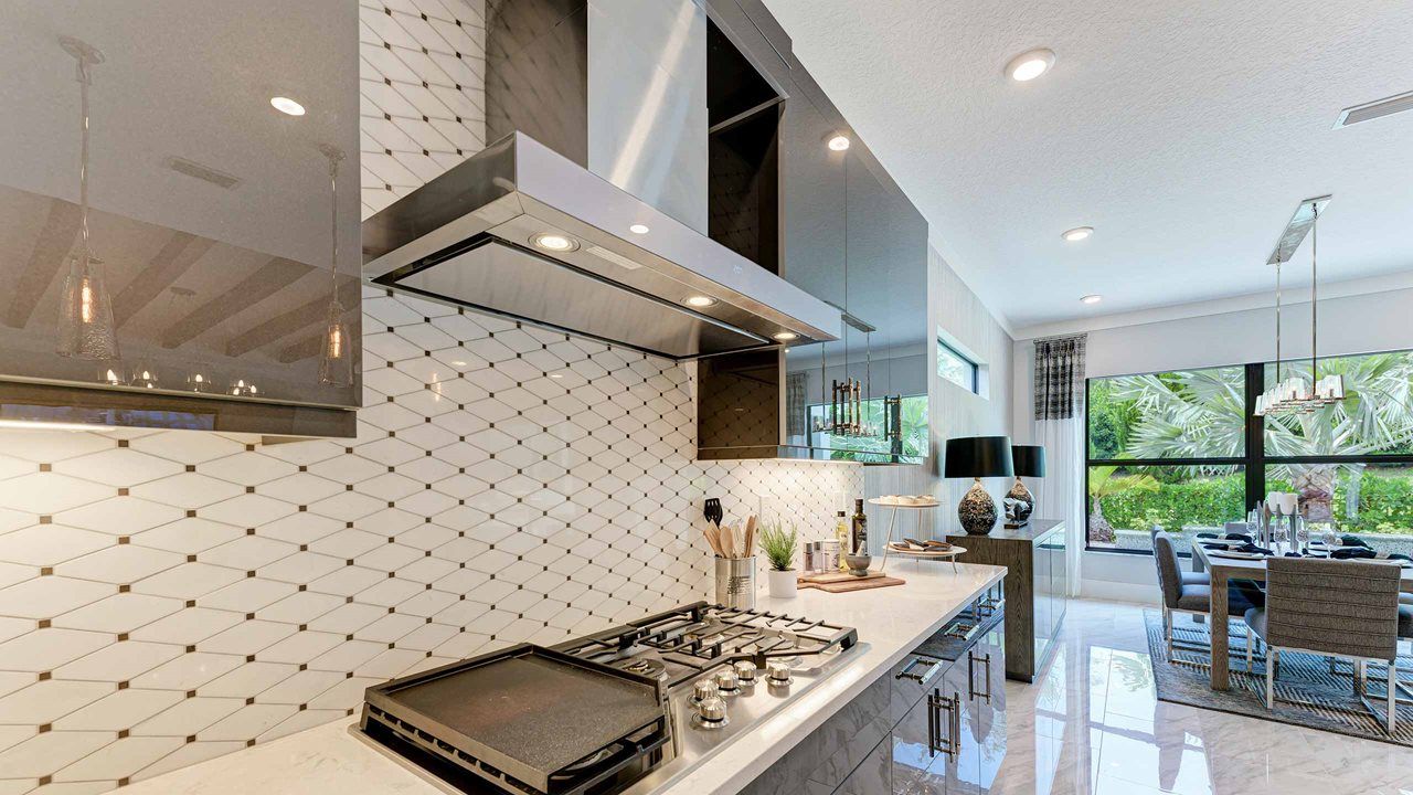 Palm Beach Model Home | Island Kitchen