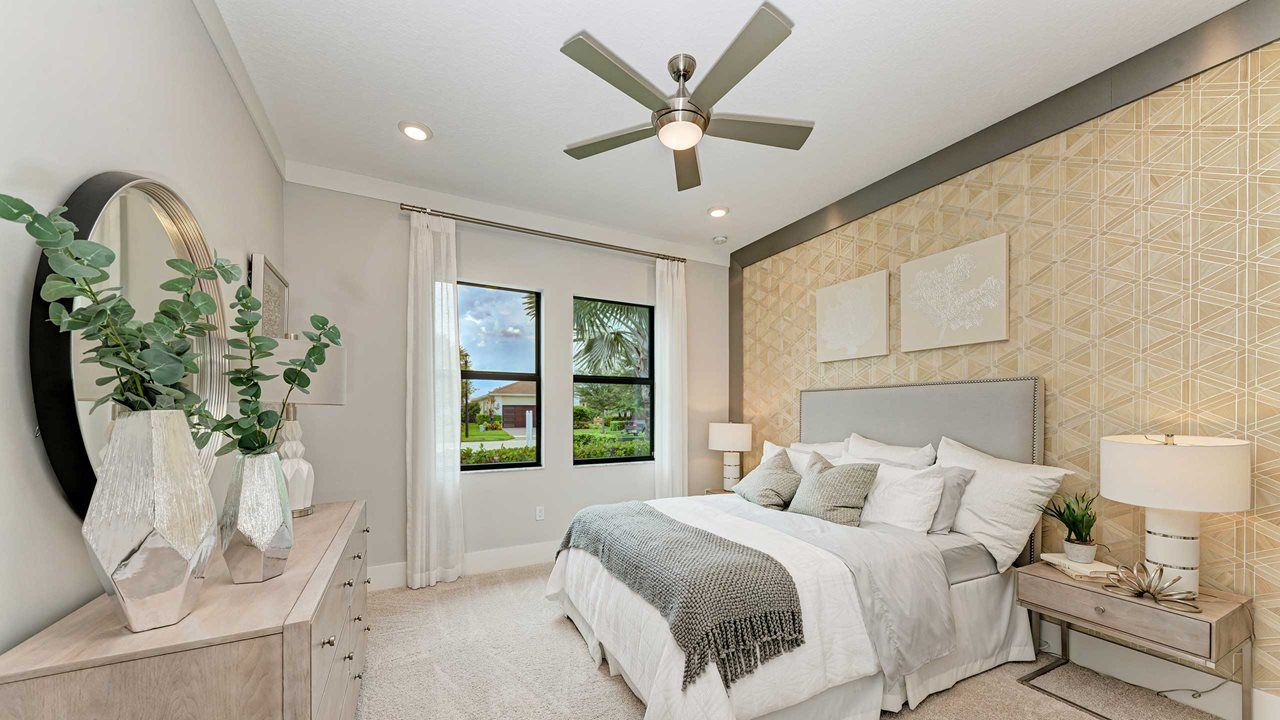 Palm Beach Model Home | Secondary Bedroom