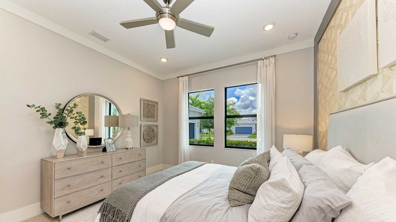 Palm Beach Model Home | Secondary Bedroom