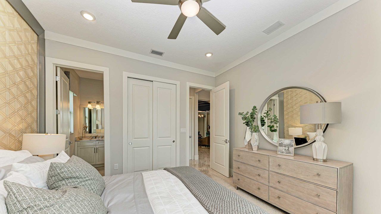 Palm Beach Model Home | Secondary Bedroom
