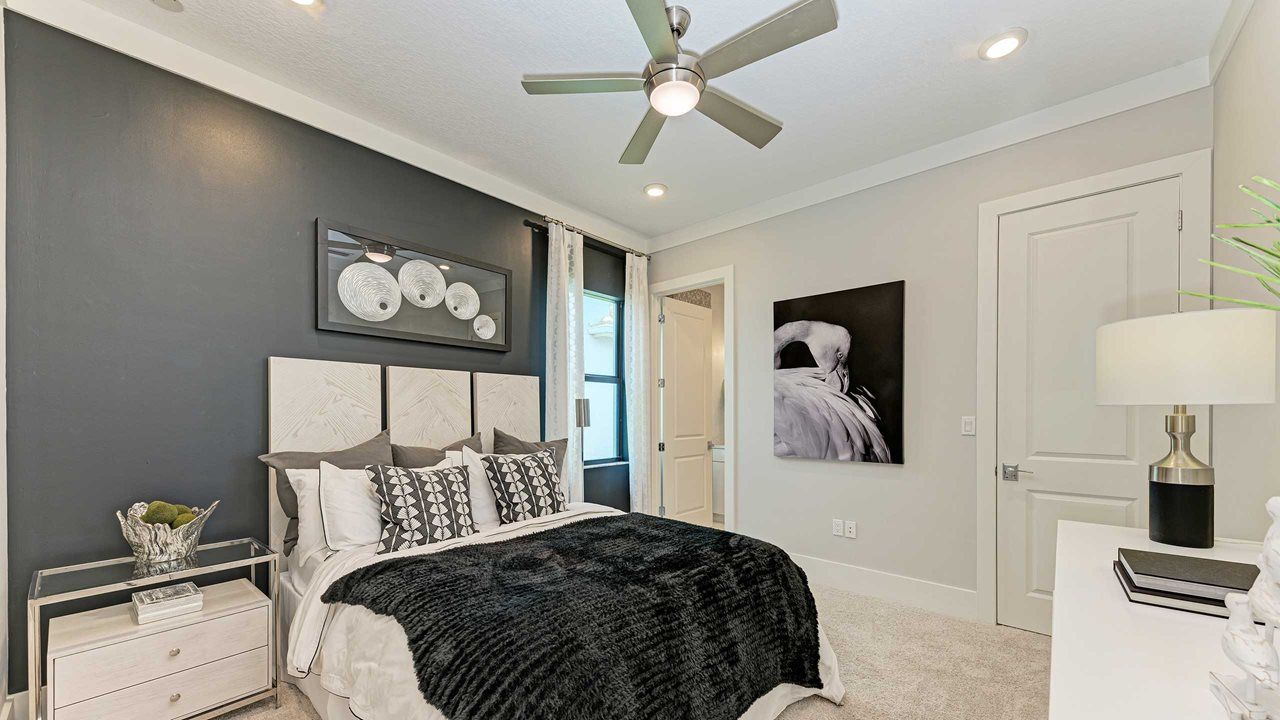 Palm Beach Model Home | Secondary Bedroom