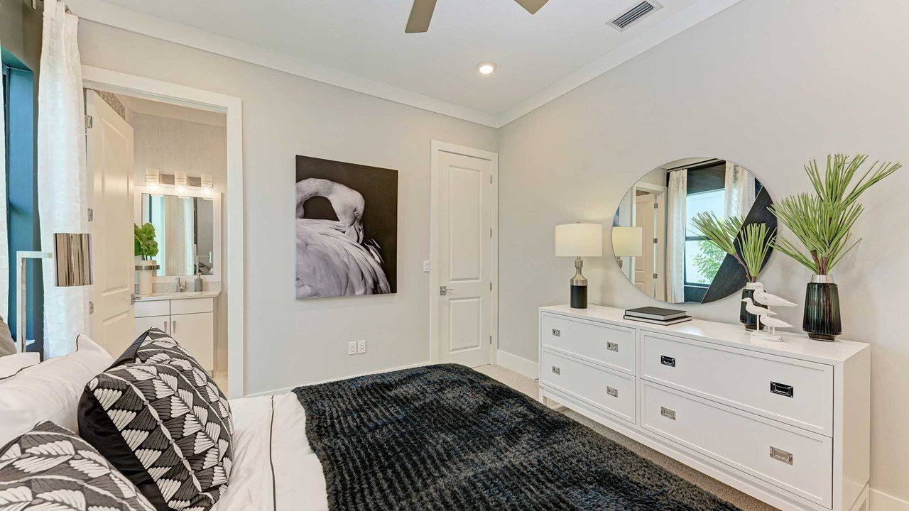 Palm Beach Model Home | Secondary Bedroom