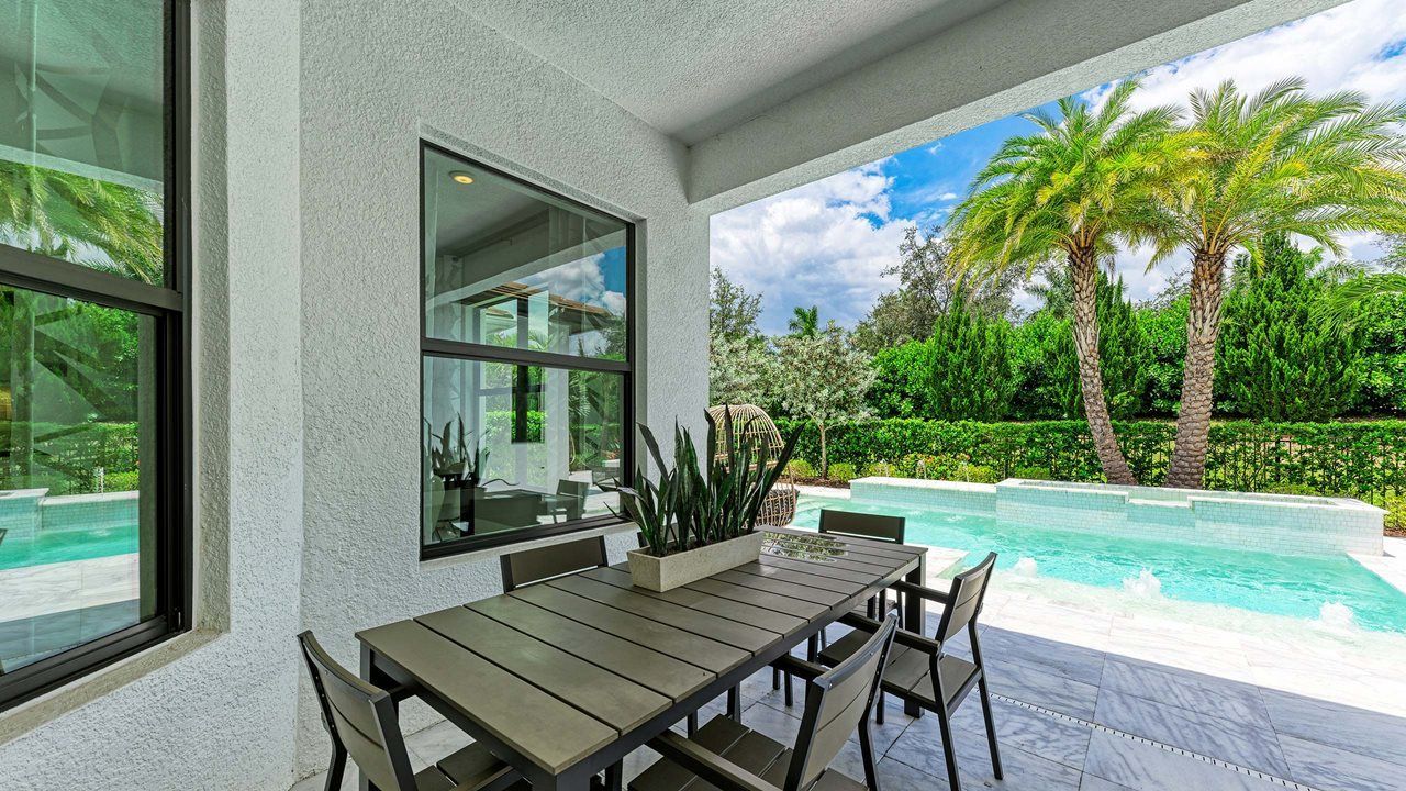 Rosemary Model Home | Lanai and Pool