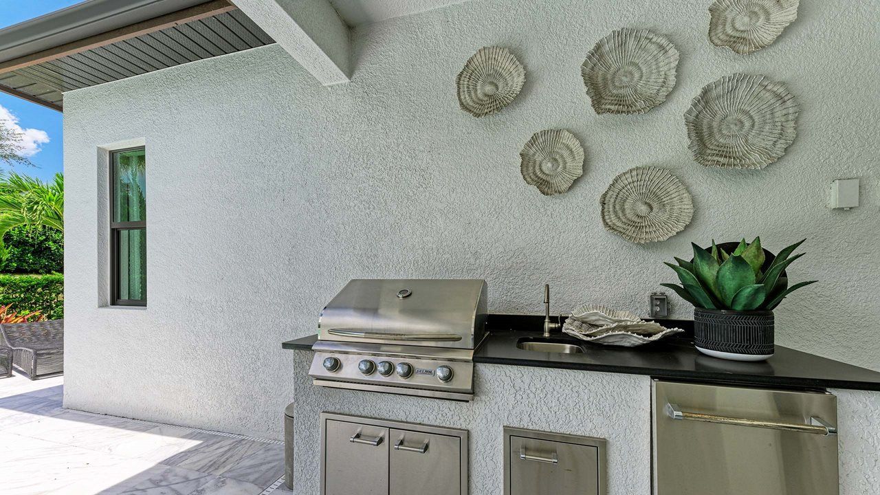 Rosemary Model Home | Summer Kitchen