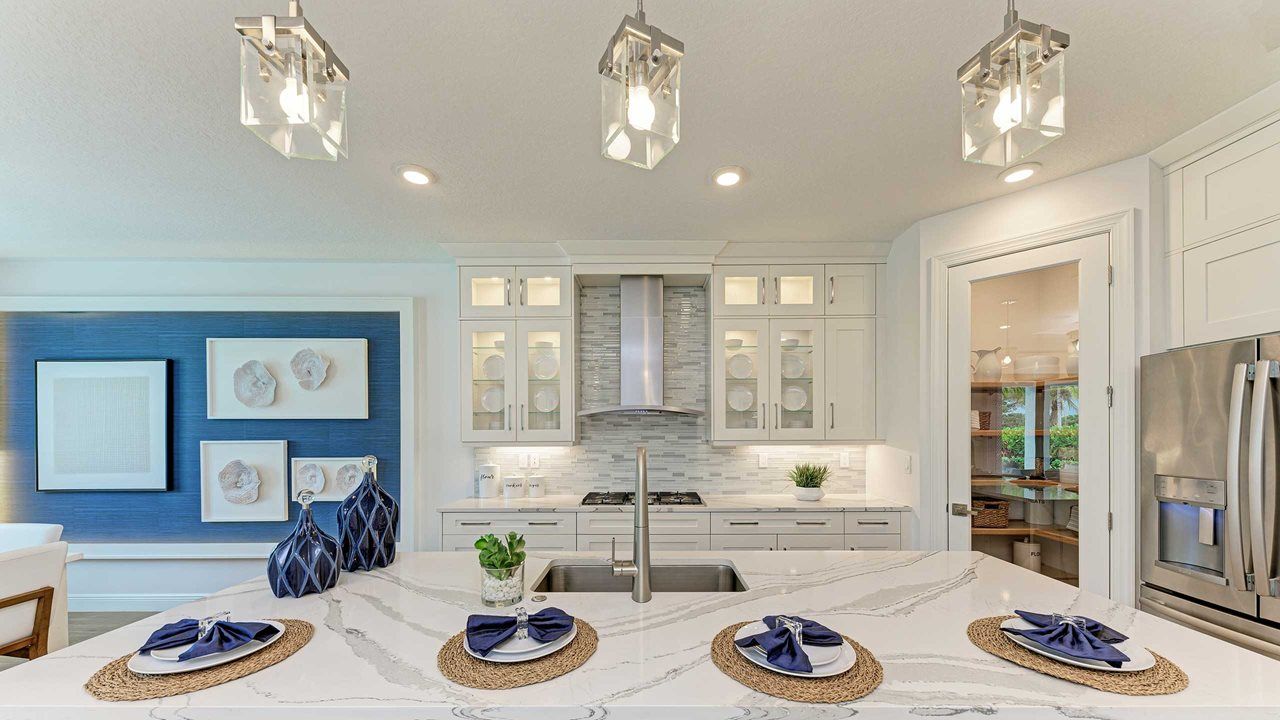 Island Kitchen - Model shown is without Bonus Room