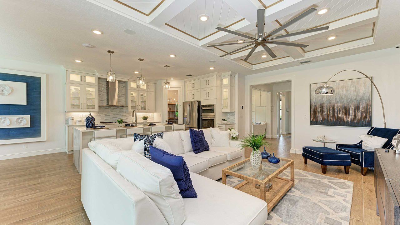 Great Room - Model shown is without Bonus Room