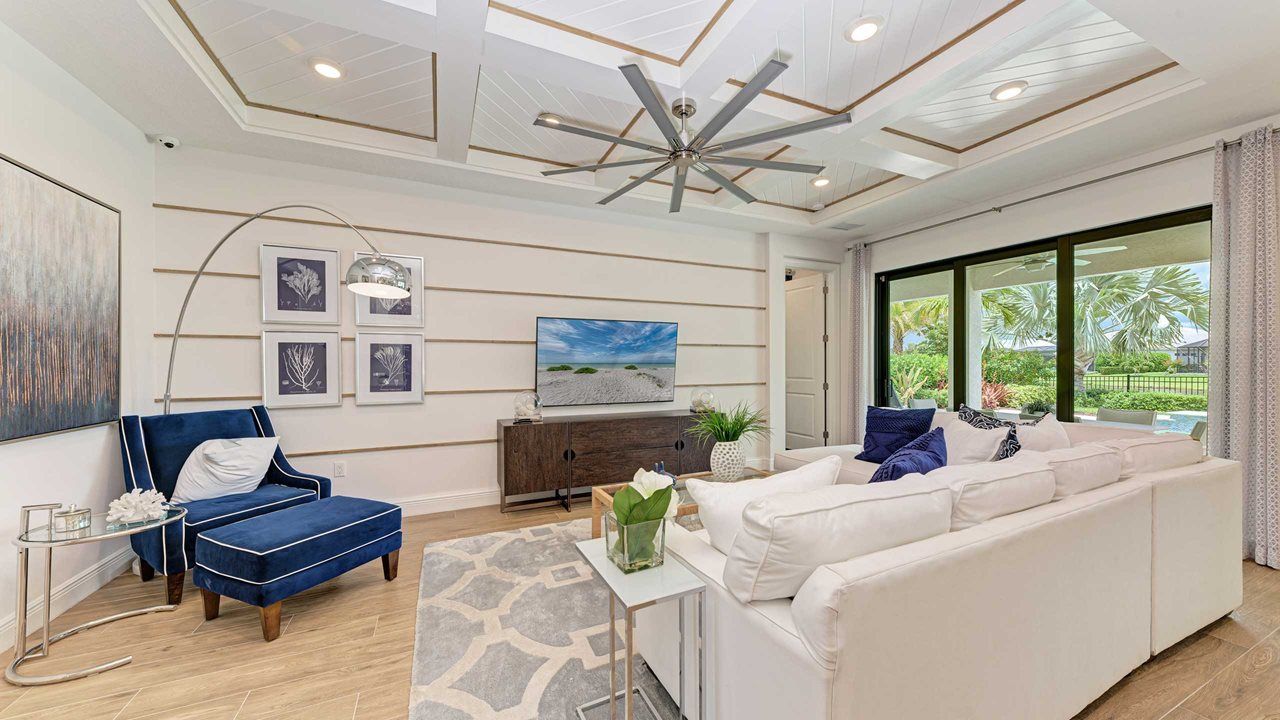 Great Room - Model shown is without Bonus Room