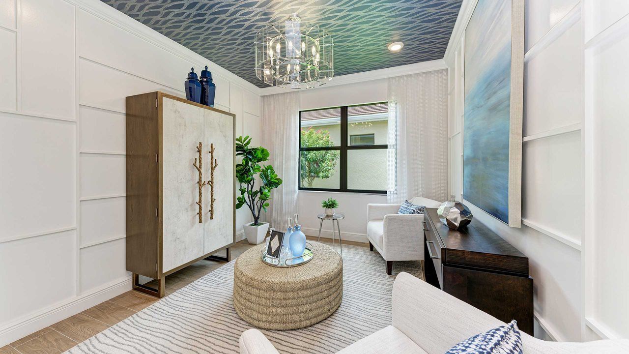 Den - Model shown is without Bonus Room