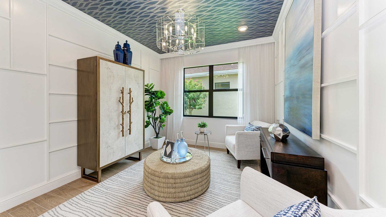 Den - Model shown is without Bonus Room