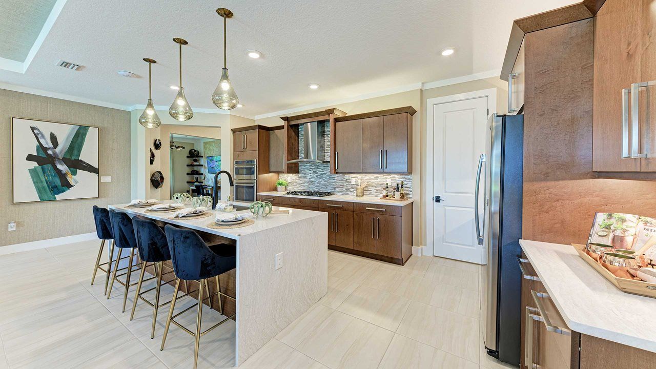 Kitchen - Model shown is with Bonus Room