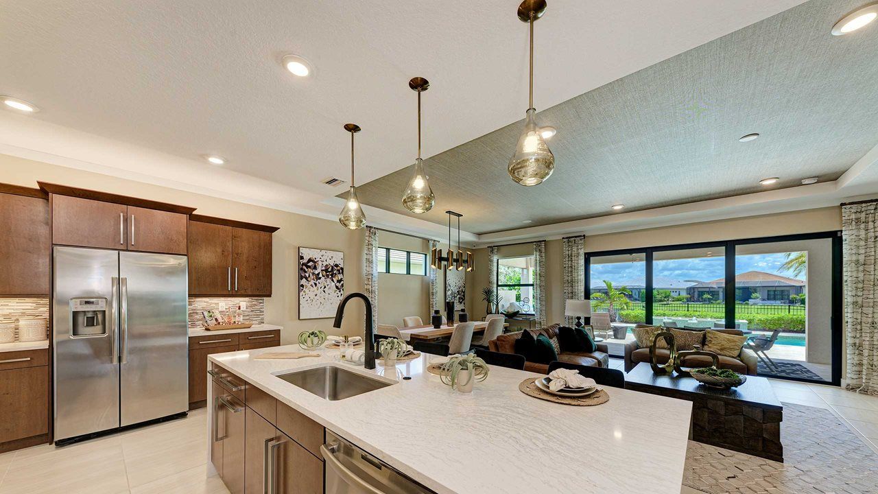Kitchen - Model shown is with Bonus Room