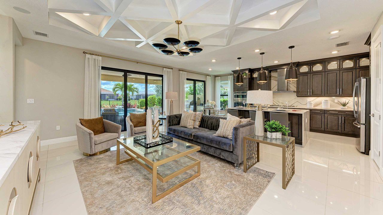 Great Room - Model shown is without Bonus Room
