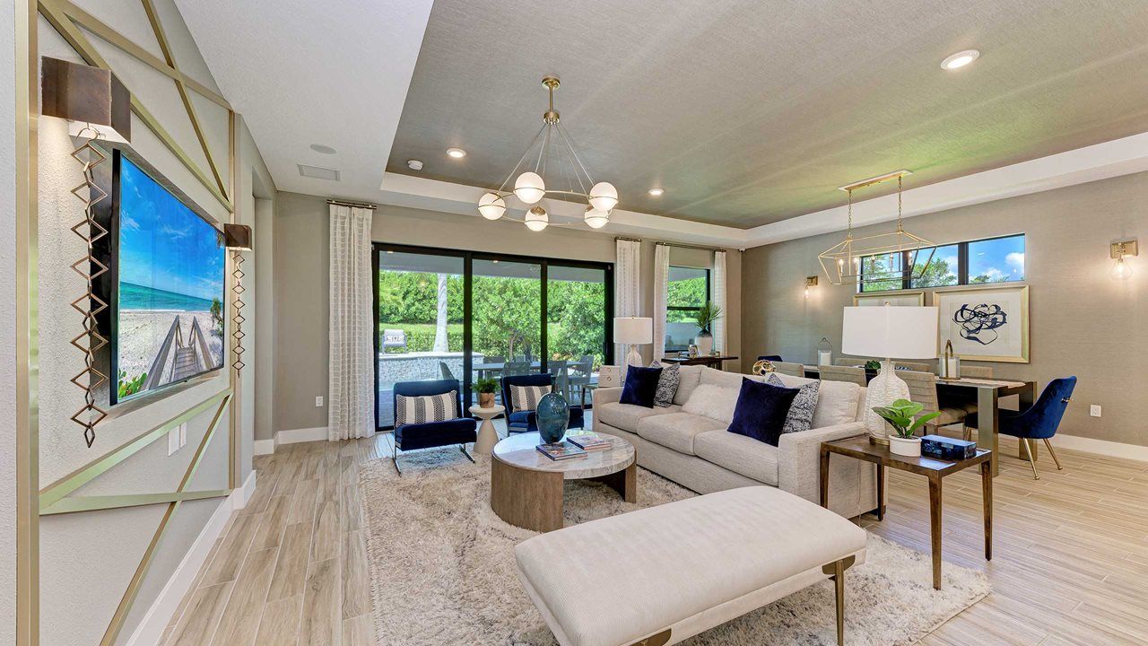 Great Room - Model shown is without Bonus Room