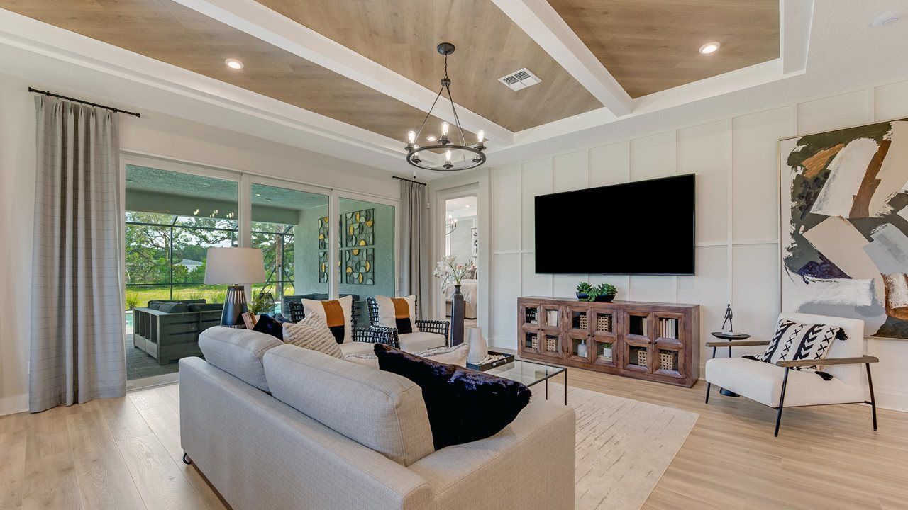 Jade Model Home | Great Room - Model shown is from sister community