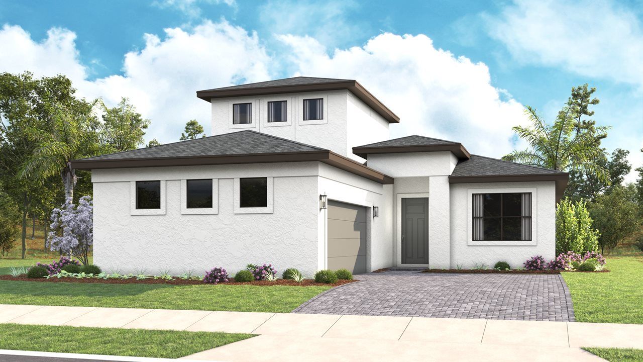 Transitional Bonus - Laura Model - Woodland Preserve | Front Exterior