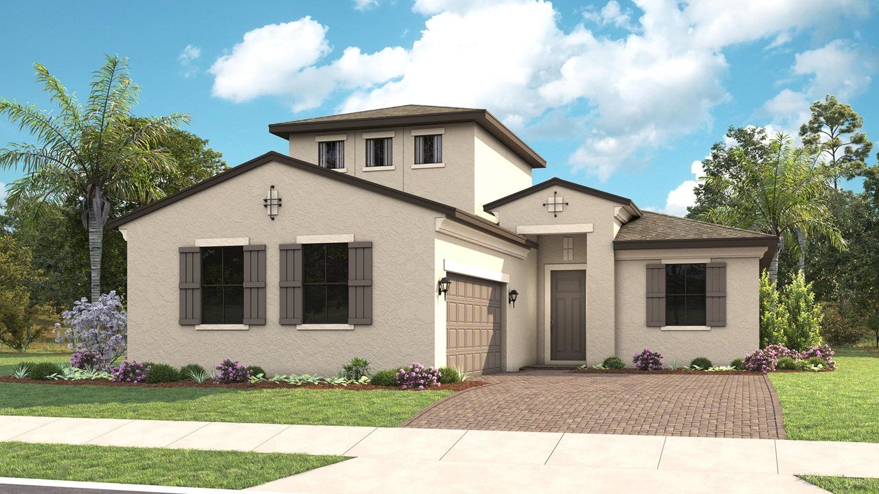 Spanish Bonus - Laura Model - Woodland Preserve | Front Exterior